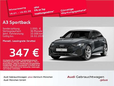 Daytonagrau perleffekt Gebraucht 2025 Audi A3 S-Line Limousine | 35.661 € (Fairer Preis)