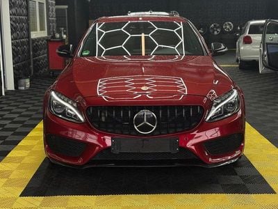 Gebraucht Mercedes C220 AMG line 170 PS (125 kW) 2014 Rot Limousine