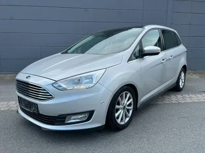 Gebraucht Ford Grand C-Max Titanium 120 PS (88 kW) 2016 Silber Van / Kleinbus