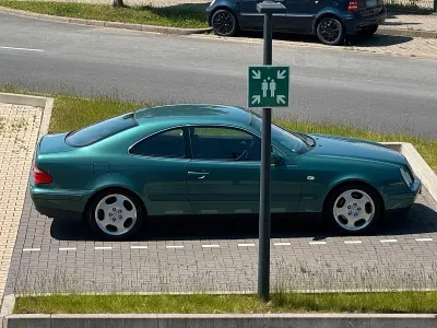 Gebraucht Mercedes CLK430 279 PS (205 kW) 1998 Grün Coupé