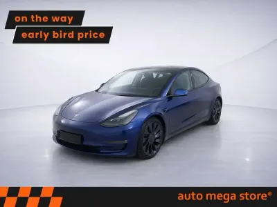 Usado Tesla Model 3 Performance 392 kW (534 HP) 2022 Azul Sedan