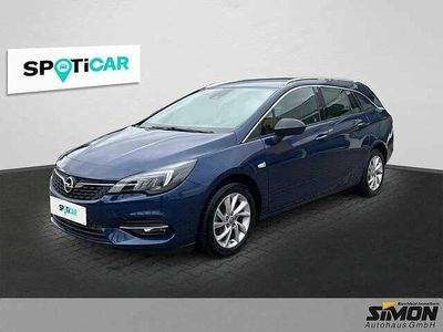 Gebraucht Opel Astra Elegance 110 PS (80 kW) 2021 Nautic blau Kombi