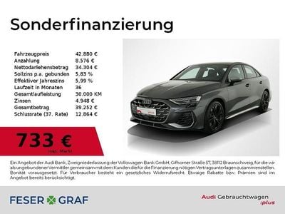 Daytonagrau Gebraucht 2025 Audi S3 Ambiente Limousine | 42.880 € (Superpreis)