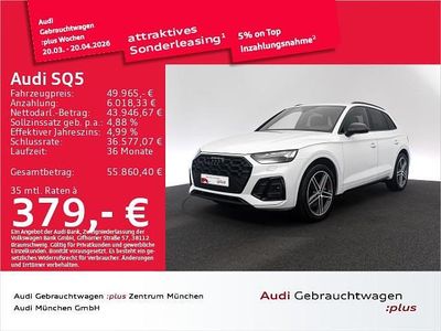 Gebraucht Audi SQ5 Design 341 PS (250 kW) 2022 Gletscherweiß metallic SUV