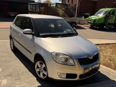 Używany Skoda Fabia Style 60 KM (44 kW) 2009 Srebrny Sedan/Limuzyna