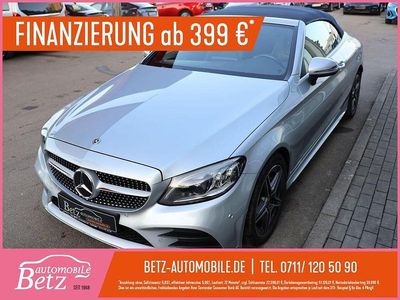 Silber Gebraucht 2021 Mercedes C220 AMG Cabrio | 39.990 € (Etwas zu teuer)