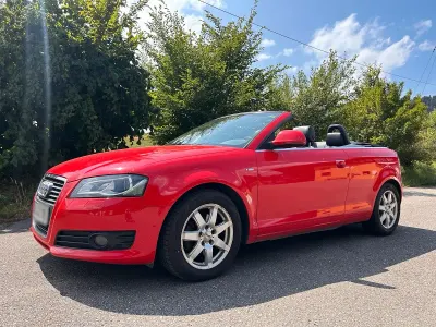Gebraucht Audi A3 Cabriolet S-Line 160 PS (117 kW) 2008 Rot Cabrio