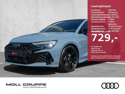 Neu Audi RS3 Ambiente 400 PS (294 kW) 2026 Kemoragrau metallic Limousine