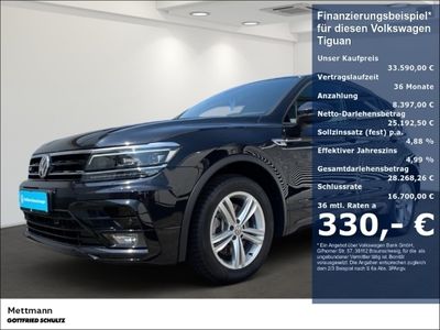 gebraucht VW Tiguan Highline R-Line 4Motion 2.0 TSI DSG LED