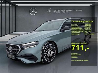 Metalliclack verdesilber metal Gebraucht 2024 Mercedes E450 AMG Kombi | 65.960 € (Fairer Preis)