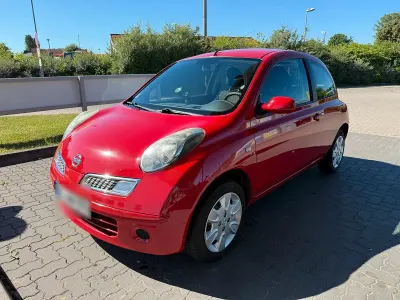Gebraucht Nissan Micra 80 PS (58 kW) 2008 Rot Kleinwagen