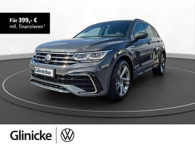 Delfingrau metallic Gebraucht 2021 VW Tiguan R-line SUV | 33.480 € (Guter Preis)