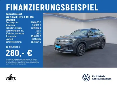 Gebraucht VW Tiguan Life 193 PS (141 kW) 2024 Grau SUV