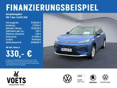 Gebraucht VW T-Roc Life 150 PS (110 kW) 2025 Blau SUV
