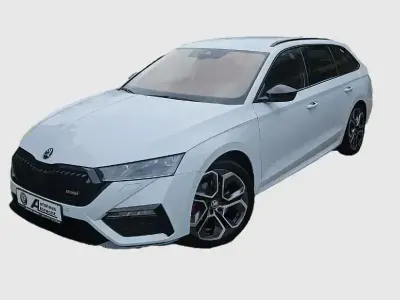 Gebraucht Skoda Octavia RS 200 PS (147 kW) 2021 Moonweiss metallic (metallic) Kombi