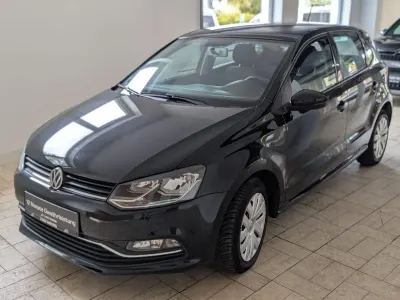 Gebraucht VW Polo Comfortline 90 PS (66 kW) 2014 Schwarz Kleinwagen