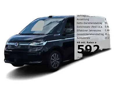 Gebraucht VW Multivan Style 150 PS (110 kW) 2025 Schwarz Van / Kleinbus