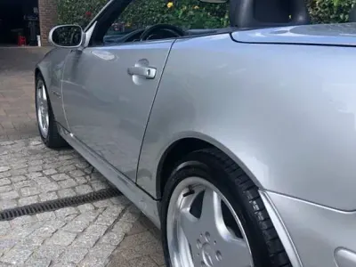 Gebraucht Mercedes SLK230 197 PS (144 kW) 2001 Silber Cabrio