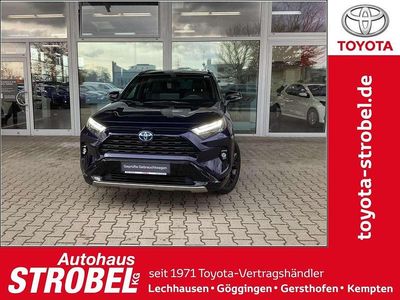 Gebraucht Toyota RAV4 Hybrid Style 218 PS (160 kW) 2024 Nagoyablau metallic / tiefsch SUV