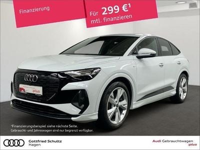 Gebraucht Audi Q4 Sportback e-tron S-Line 219 kW (299 PS) 2022 Weiss SUV