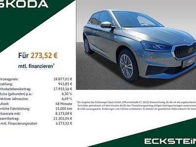 Gebraucht Skoda Fabia Tour 95 PS (69 kW) 2023 Graphite grau metallic met. graphite grau metallic met. Kleinwagen