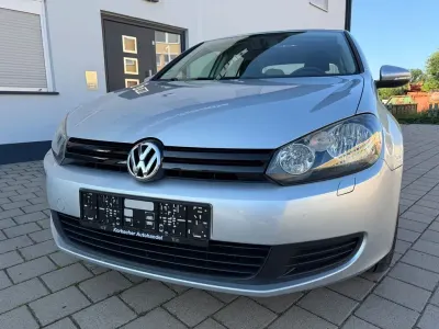 Gebraucht VW Golf VI Trendline 80 PS (58 kW) 2010 Silber Kleinwagen
