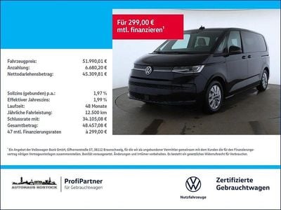 Gebraucht VW Multivan Life 150 PS (110 kW) 2024 Schwarz Van