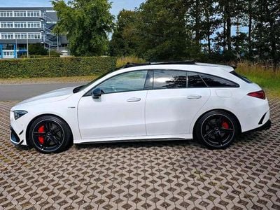 Gebraucht Mercedes CLA45 AMG Shooting Brake AMG 421 PS (309 kW) 2020 Weiß Kombi