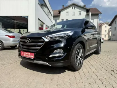 Gebraucht Hyundai Tucson Passion 177 PS (130 kW) 2018 Phantom black / mic SUV