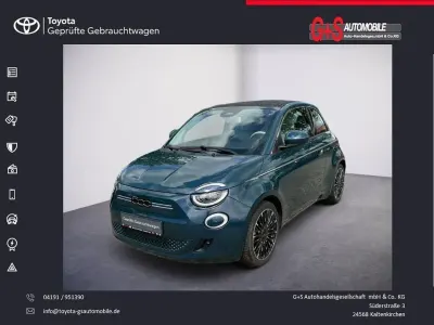 Gebraucht Fiat 500e La Prima 86 kW (118 PS) 2022 Grün Cabrio