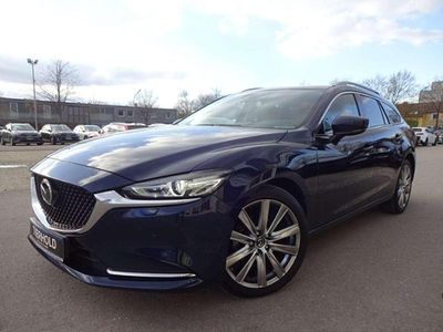 Gebraucht Mazda 6 Exclusive-Line 194 PS (142 kW) 2023 Deep crystal blue Kombi