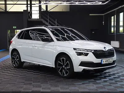 Gebraucht Skoda Kamiq Monte Carlo 110 PS (80 kW) 2021 Weiß SUV