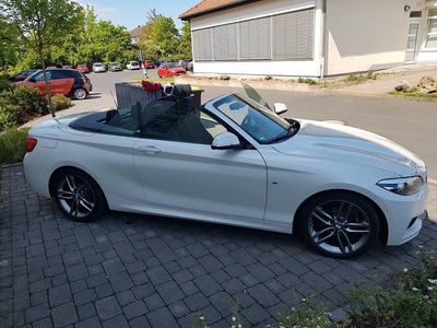 Usata BMW 218 M Sport 136 CV (100 kW) 2018 Bianco Cabrio