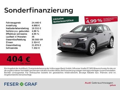 Gebraucht Audi Q4 e-tron Comfort 125 kW (170 PS) 2023 Kieselgrau SUV