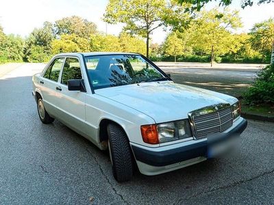Gebraucht Mercedes 190 1991 Weiß Limousine