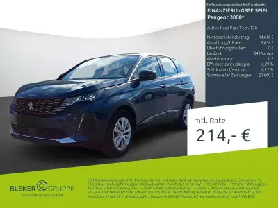 Brugt Peugeot 3008 Active 131 HK (96 kW) 2023 Blå Sedan