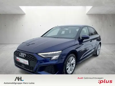 Second-hand Audi A3 S-Line 150 CP (110 kW) 2024 Albastru Berlinǎ