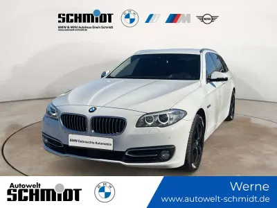 Brugt BMW 535 Luxury Line 313 HK (230 kW) 2014 Hvid Stationcar
