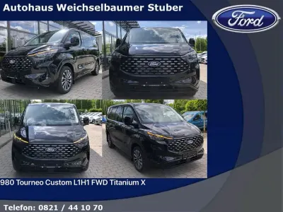 Neu Ford Tourneo Titanium X 170 PS (125 kW) 2026 Schwarz Van / Kleinbus