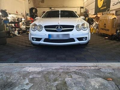 Usata Mercedes SL55 AMG AMG 500 CV (367 kW) 2003 Bianco Cabrio