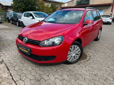 Gebraucht VW Golf VI Trendline 105 PS (77 kW) 2010 Rot Kombi