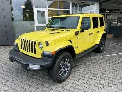 Occasion Jeep Wrangler Sahara 381 ch (280 kW) 2023 Jaune SUV