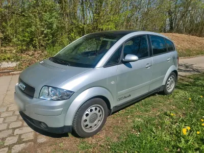 Brugt Audi A2 75 HK (55 kW) 2002 Sølv Hatchback