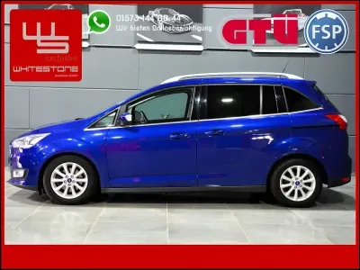 Gebraucht Ford Grand C-Max Titanium 150 PS (110 kW) 2016 Blau Van / Kleinbus