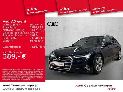 Blau Gebraucht 2022 Audi A6 Sport Kombi | 39.990 € (Teuer)