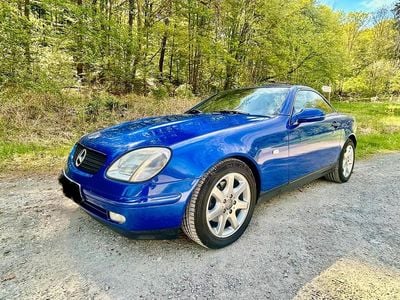 Brugt Mercedes SLK200 135 HK (99 kW) 1998 Blå Cabriolet