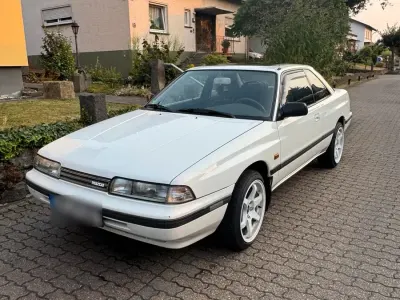 Gebraucht Mazda 626 90 PS (66 kW) 1989 Weiß Coupé