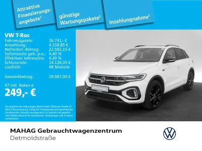 Usata VW T-Roc R-line 150 CV (110 kW) 2022 Bianco SUV