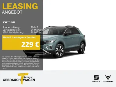 Gebraucht VW T-Roc Goal 150 PS (110 kW) 2025 Blau SUV
