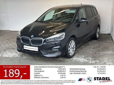 Gebraucht BMW 218 Gran Tourer Advantage 150 PS (110 kW) 2022 Schwarz uni Van / Kleinbus